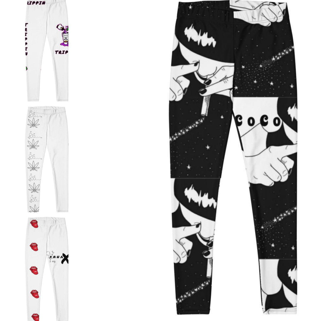 Leggings mit einzigartigen Mustern und provokanten Prints