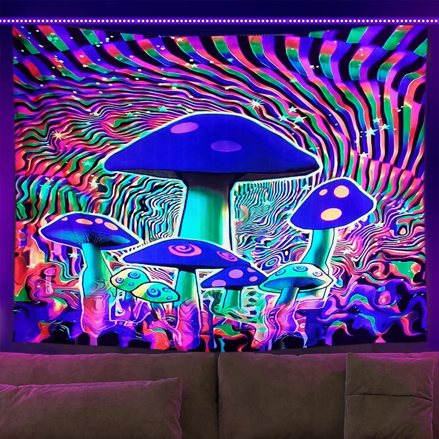 Psychedelic Life or Dead Schwarzlichtposter