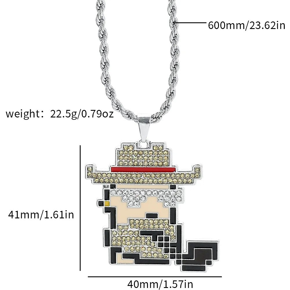 Metaverse Bored Ape Yacht Club NFT - BAYC Anhänger Halskette