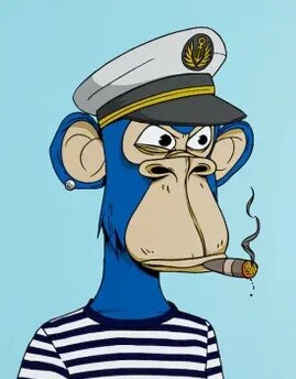 NFT Serie The Bored Ape Yacht Club - Cartoon-Leinwandbild für Wanddekoration