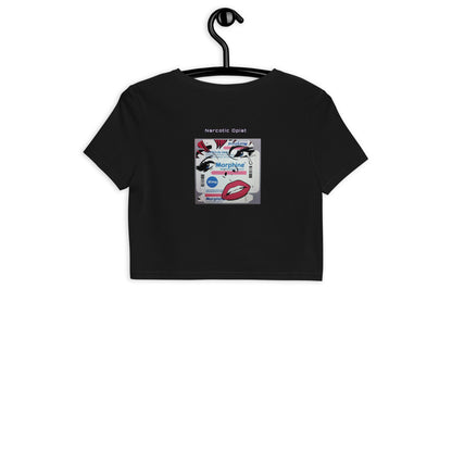 Morphin Narcotic Opiat Pop Art Bio-Crop-Top