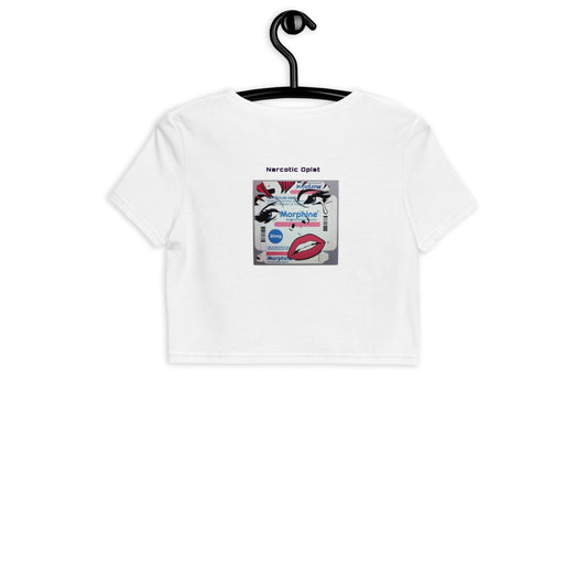 Morphin Narcotic Opiat Pop Art Bio-Crop-Top