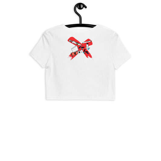 X All DRUGS Bio-Crop-Top