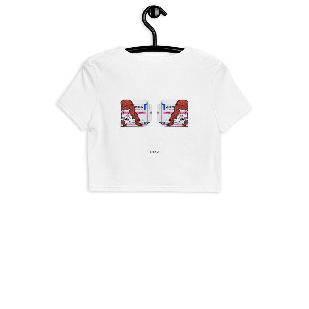 Valium x Diazepam Bio-Crop-Top