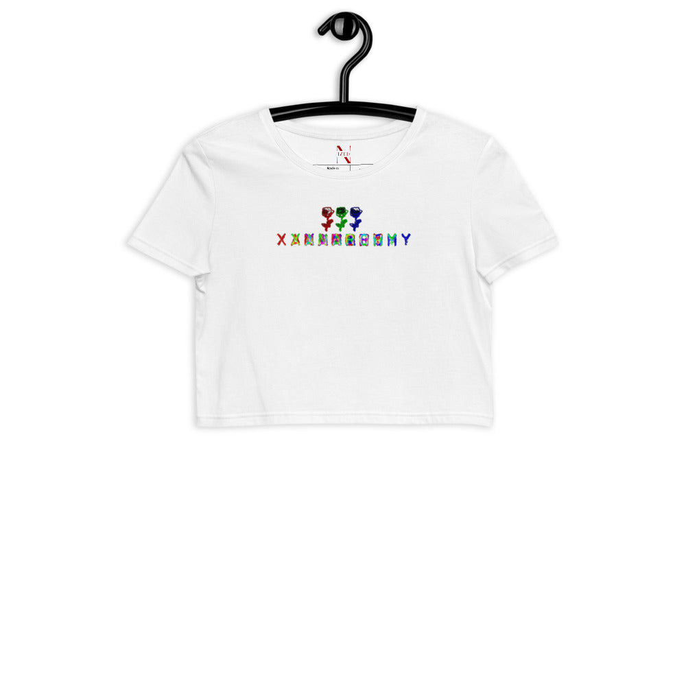 Xanax Anarchy Bio-Crop-Top