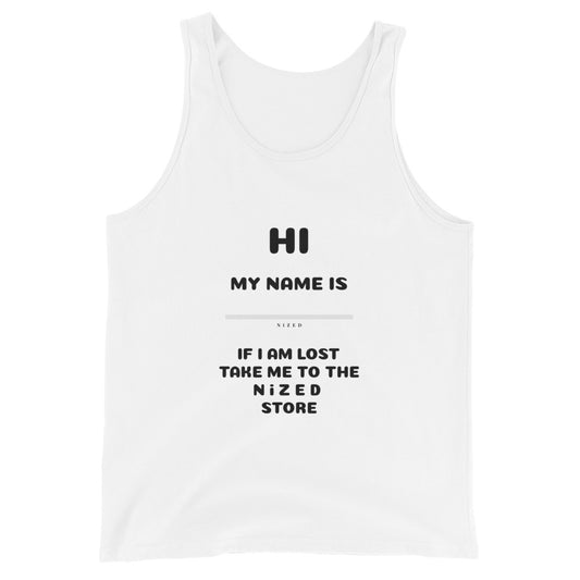 HI MY NAME IS X Tank-Top